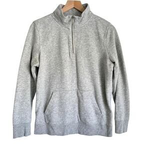 Old Navy Gray Quarter-Zip Sweatshirt